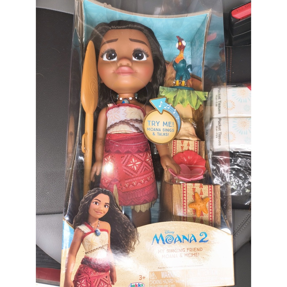 Disney Moana 2 My Singing Friend 14" Moana Doll & Heihei